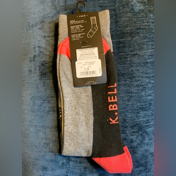 K. Bell “I Don’t Listen” Crew Socks - Picture 2 of 2
